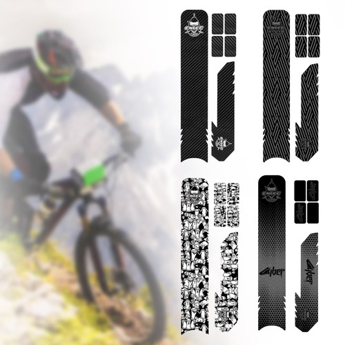 Autocollants cadre vélo - autocollants,