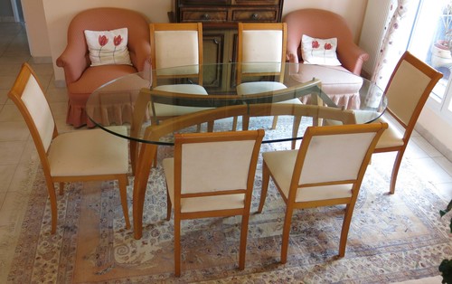 Table plateau verre - plateau, verre,