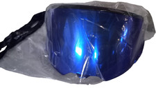 Visière écran iridium bleu