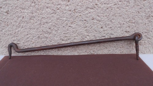 Ancien grand crochet fer - ancien,
