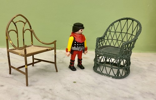 Anciens fauteuils miniatures - anciens,