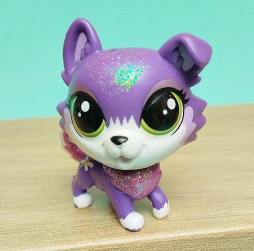 Petshop chien colley paillete - petshop,