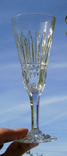 Val Saint Lambert - Flûte à champagne en cristal taillé, modèle Méry Esneux