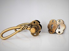 ▨ 7x7mm, Pair of Solid Brass Dump and Rosemary Handles, 1930 Style