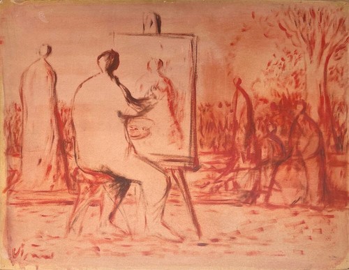 Sylvain vigny peintre au - peintre,