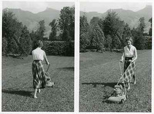 Passer La Trimmer Vintage Silver Print Silver Print 8x12x2 Circa 1