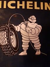OLD FRAMILLEE MICHELIN BIBENDUM 1950 GARAGE PLATE. no copies