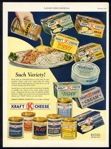 Kraft cheese 1928 - cheese, type