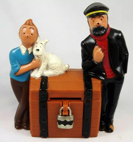 Tirelire tintin haddock - tirelire,