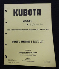 Kubota Tracteur " Modèle K 32