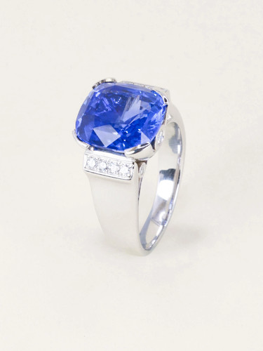 Bague cocktail blanc - bague,