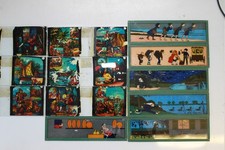 12 Plaques en verre pour lanterne magique