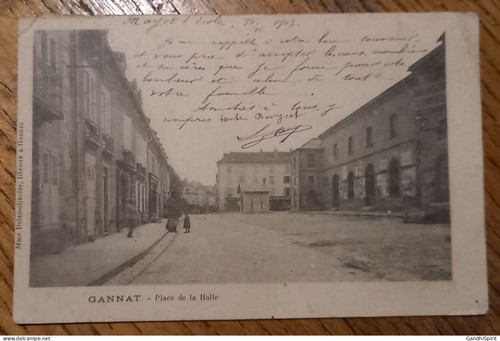 Gannat place de la - (allier),