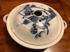 Brûle encens FIN XIX° faïence décor japonisant