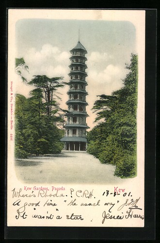 Carte postale kew - carte,