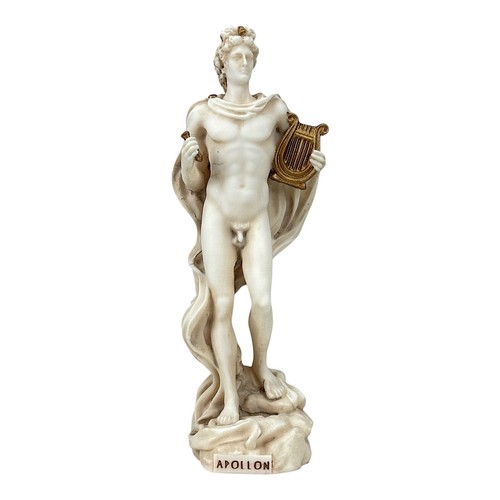 Statue nue apollon dieu - apollon,,