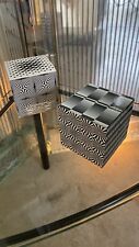Rare op art optique magic cube 2000 on the wall production vasarely space age