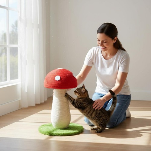Arbre chat mushroom robuste - arbre,