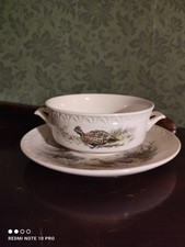 Trembleuse / Bol  à Bouillon +  Soucoupe VILLEROY & BOCH  Fontainebleau 1960 /70