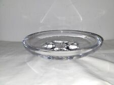 Grande coupe cristal signé Nancy France sur pieds - diamètre 30 cm