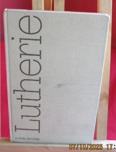 Ouvrage lutherie puel de - lutherie-,