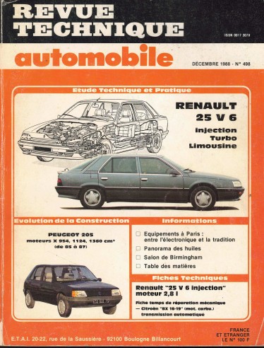 Revue technique - revue,