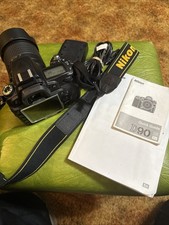 Nikon D90 12.3MP Digital SLR Camera Body Black With 18-105 DX Paperwork Charger