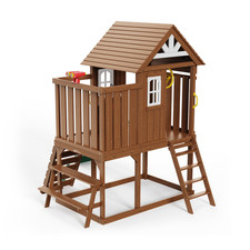 Maisonnette Enfants Cabane De Jardin Pour Enfants Avec Toboggan Échelle