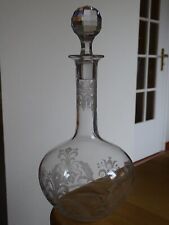 ANTIQUE BACCARAT CRYSTAL WINE DECANTER OSTENDE MODEL 1920