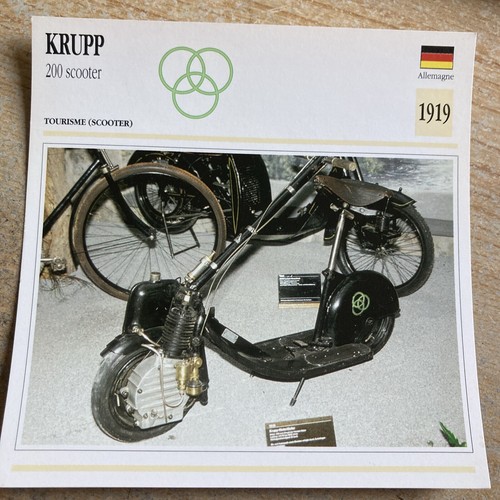 Krupp scooter 200 1919 carte