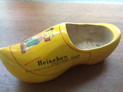 Heineken wooden shoe - wooden,