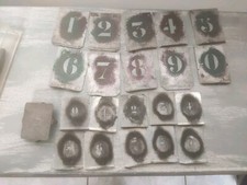 ANCIENS POCHOIRS EN ZINC