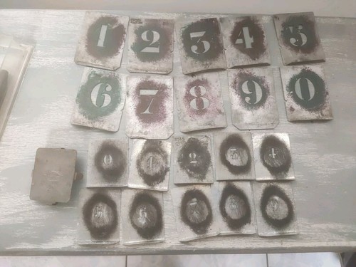 Anciens pochoirs zinc - en,