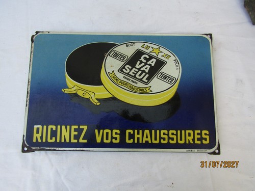 Ancienne plaque émaillée - plaque,