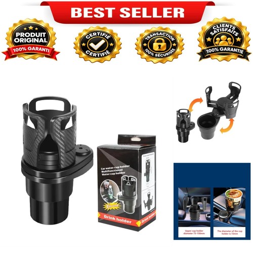 Porte gobelets voiture rotatif - voiture,