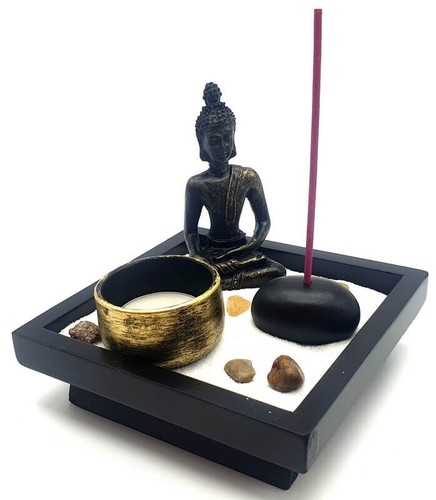 Jardin zen bouddha 13cm - zen,