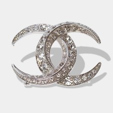 Bijoux CHANEL CC en Cristal Argent - 102787