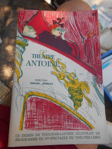 Programme ancien theatre - programme,