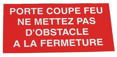 étiquette rigide porte - Étiquette,