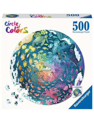 Puzzle 500p circle - 500p, colors