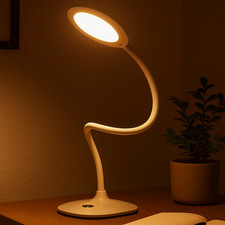 Lampe de Table LED USB Rechargeable Tactile Dimmable Flexible pour Bureau Lectur