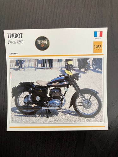 Carte fiche moto - moto, collection