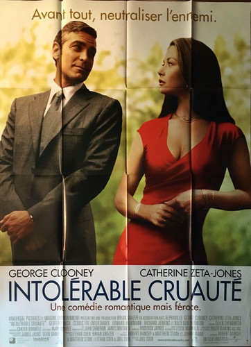 Affiche cinéma intolérable - affiche,