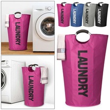 Grand panier à linge pliable