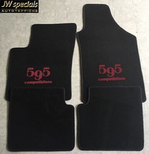 Tapis de Voiture Sol pour Fiat 500 Abarth 595 Competizione Dkl.rot Ab Année Fab.