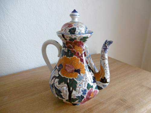 Cafetiere faience gien - cafetiere, decor