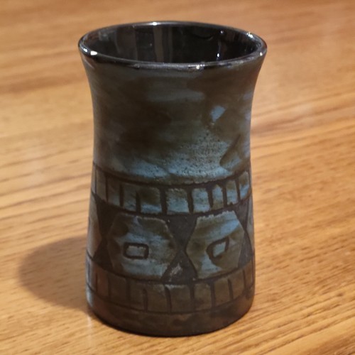 Petit vase signé maunier - vase,