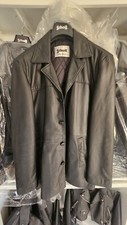 SCHOTT MENS LEATHER JACKET LCMAINE2CC SIZE L NO PERFECT 