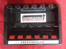 Queue de Billard Mural Rack Superleague A Roue Libre 6-Cue Noir Piscine à Bille