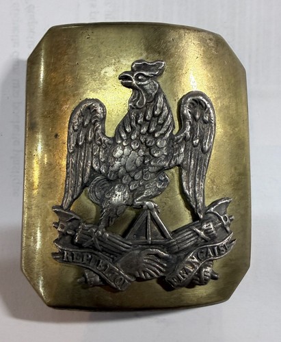 Militaria plaque baudrier - militaria,